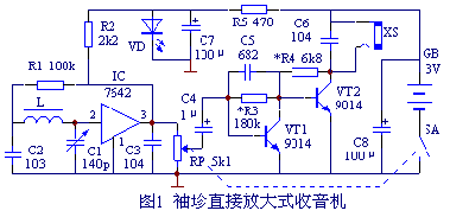 ta7642 简易收音机