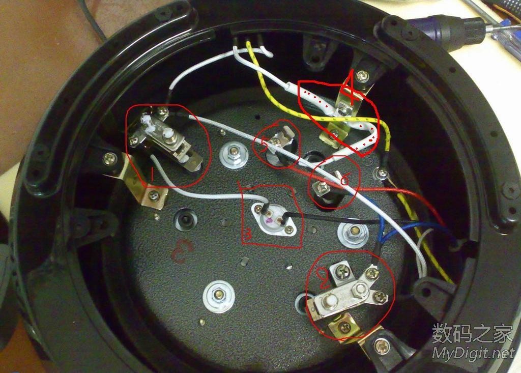 电压力锅的拆机分解图