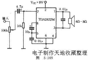 tda2822自制小功放,声音不错呦,嘿嘿