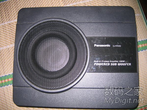 新手拆一个松下汽车低音炮高清图片