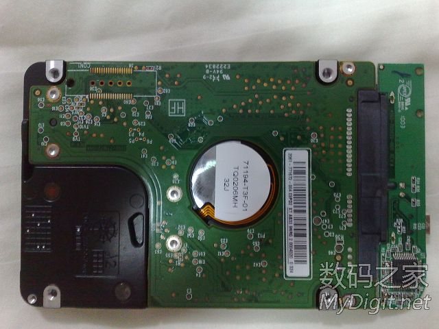 硬盘盒拆解图 西部数据WD Element 320G 2.5寸