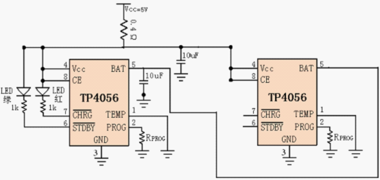 双tp4056 电路图