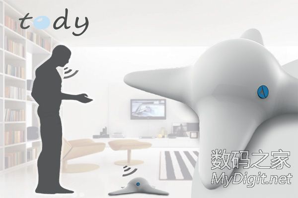 满屋子到处攀爬清扫的海星仿生扫地机器人|爱