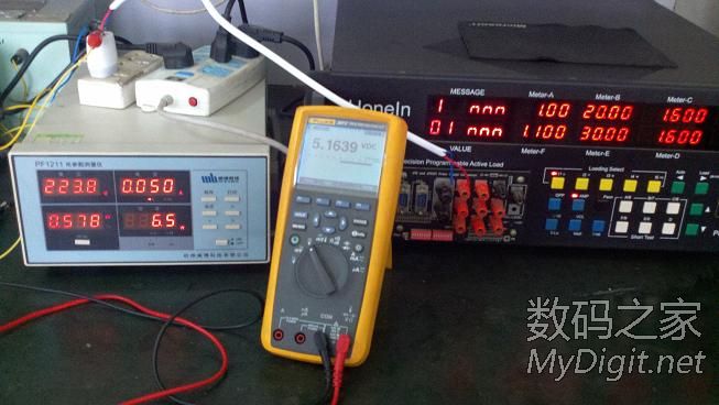 4元包邮的乔威5V1A充电头带载测试 4元包邮的乔威5V1A充电头带载测试