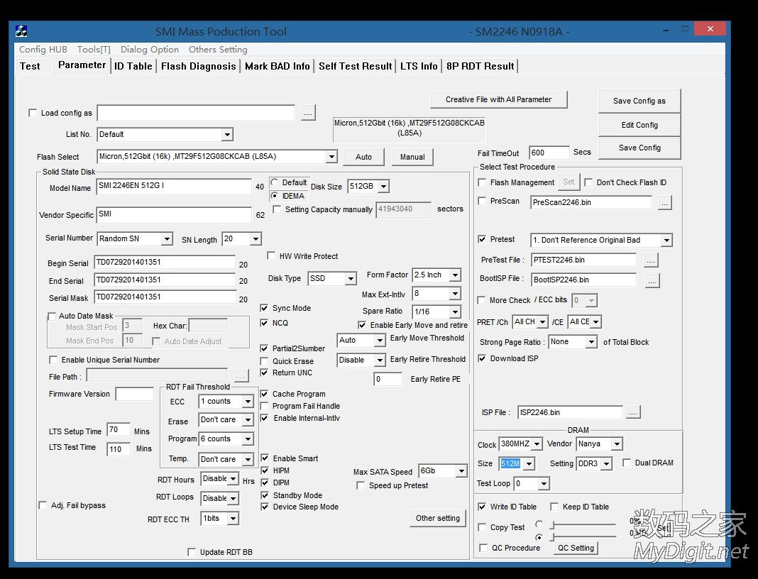 2246ѡ"enable internal-intlv"þnw593(MT29F512G08CKCAB)Ӱ