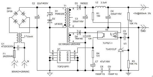 220V如何通过人体？手机充电器结构揭示