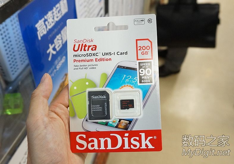 闪迪200GB C10 TF卡上市 这让小容量硬盘的F