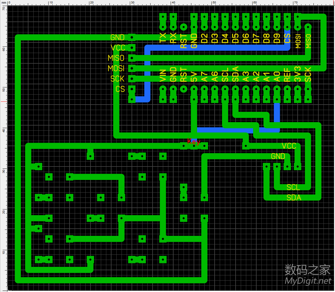 玩具机脱机手控 v2.0 (请教PCB走线问题) 玩具机脱机手控 v2.0 (请教PCB走线问题)
