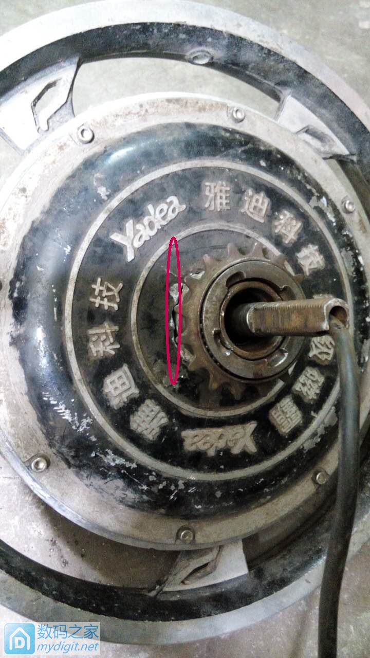 拆解维修雅迪电动车电机~破坏之王的“完美”之作 拆解维修雅迪电动车电机~破坏之王的“完美”之作