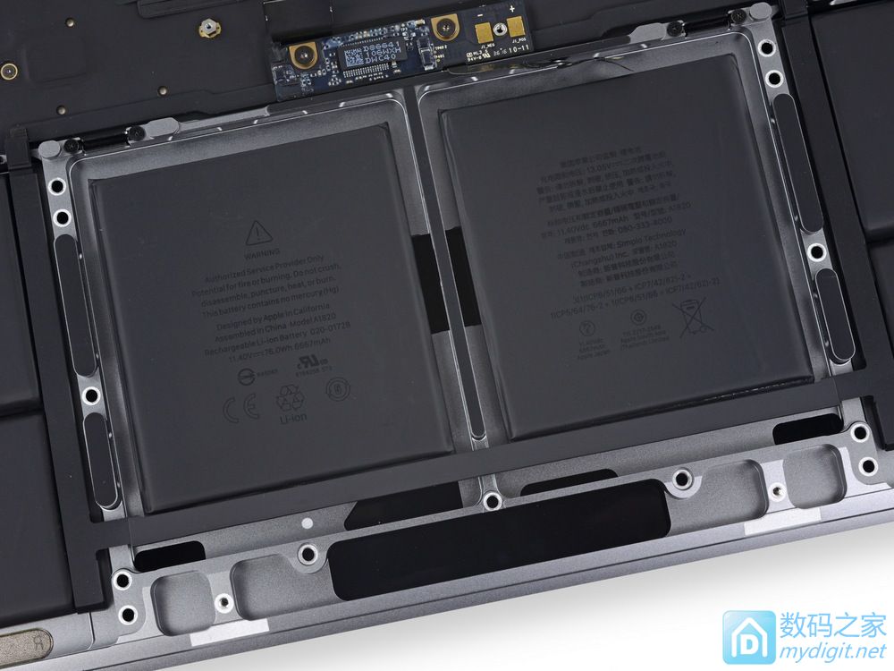 苹果2016款15寸MacBook Pro拆机报告(带Touch Bar) 苹果2016款15寸MacBook Pro拆机报告(带Touch Bar)