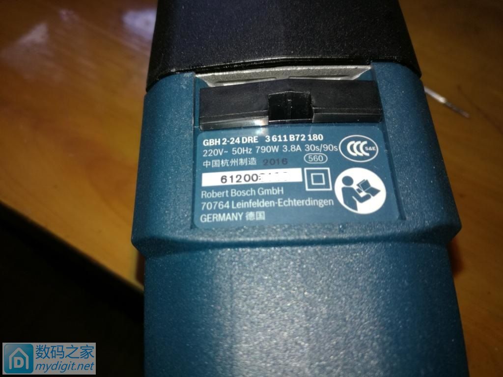 新買的博世GBH 2-24DRE電錘拆開來看看