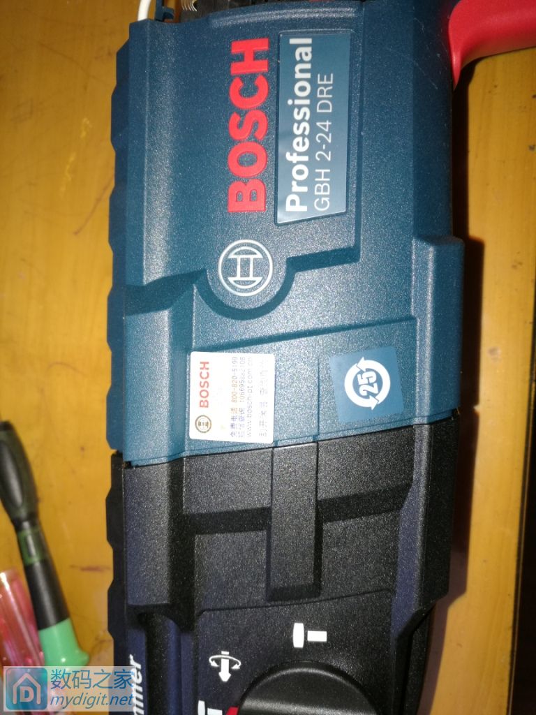 新買的博世GBH 2-24DRE電錘拆開來看看