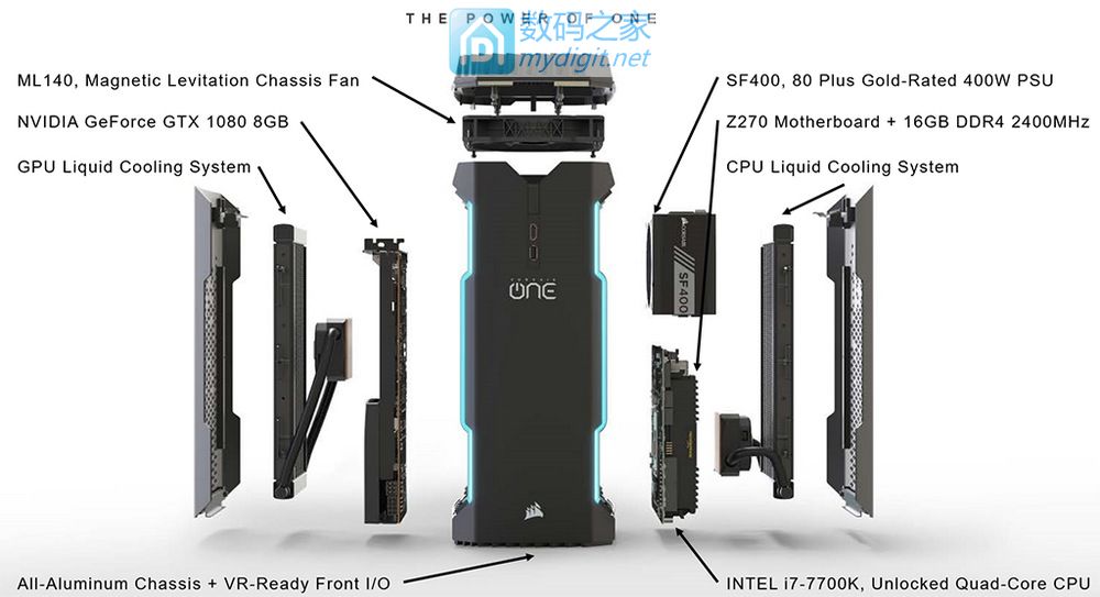 或将重新洗牌品牌机行业 海盗船推售CORSAIR ONE高能桌机 或将重新洗牌品牌机行业 海盗船推售CORSAIR ONE高能桌机
