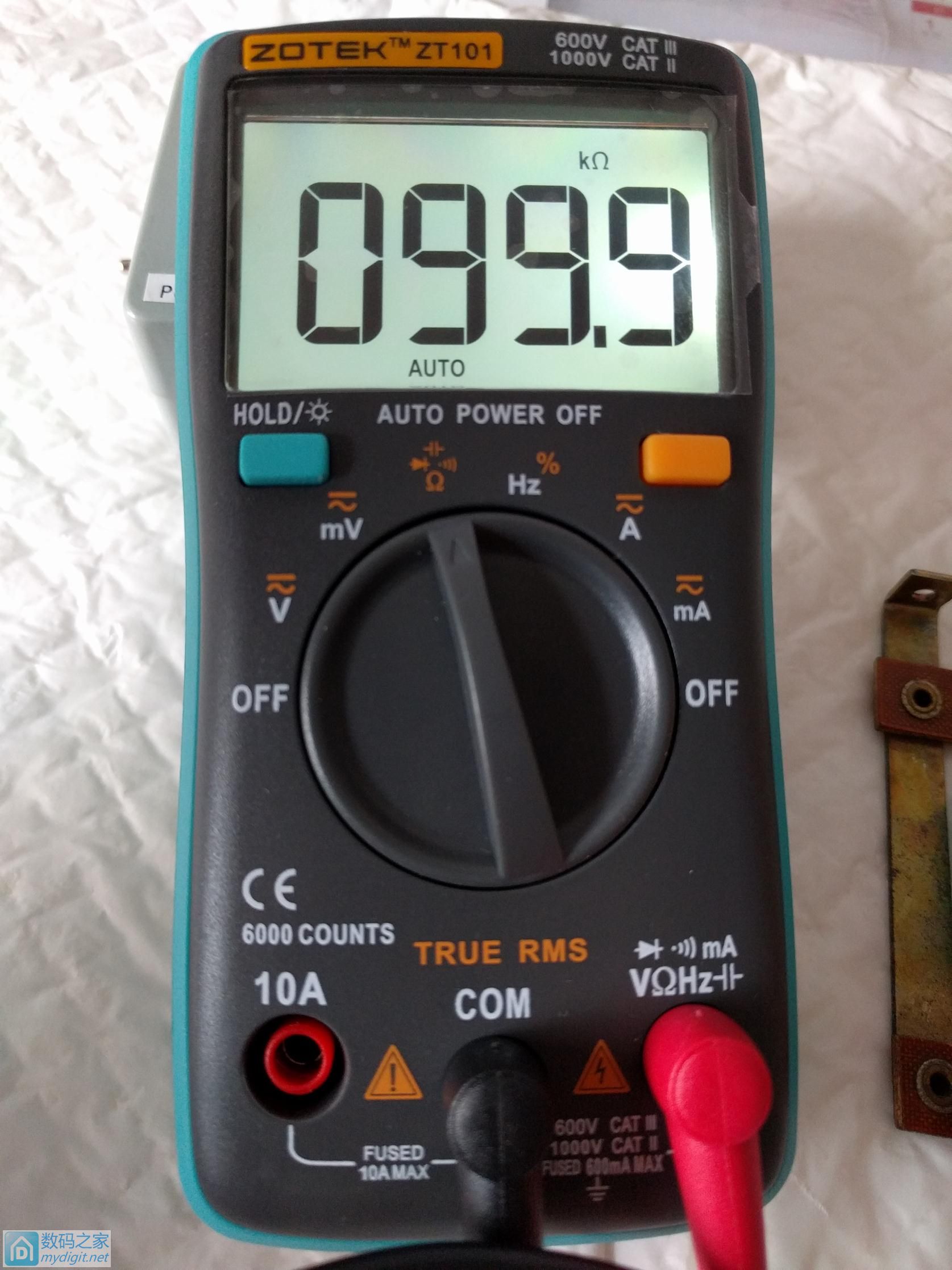 小巧实用 众仪 ZOTEK ZT101自动档万用表评测(多图) 小巧实用 众仪 ZOTEK ZT101自动档万用表评测(多图)