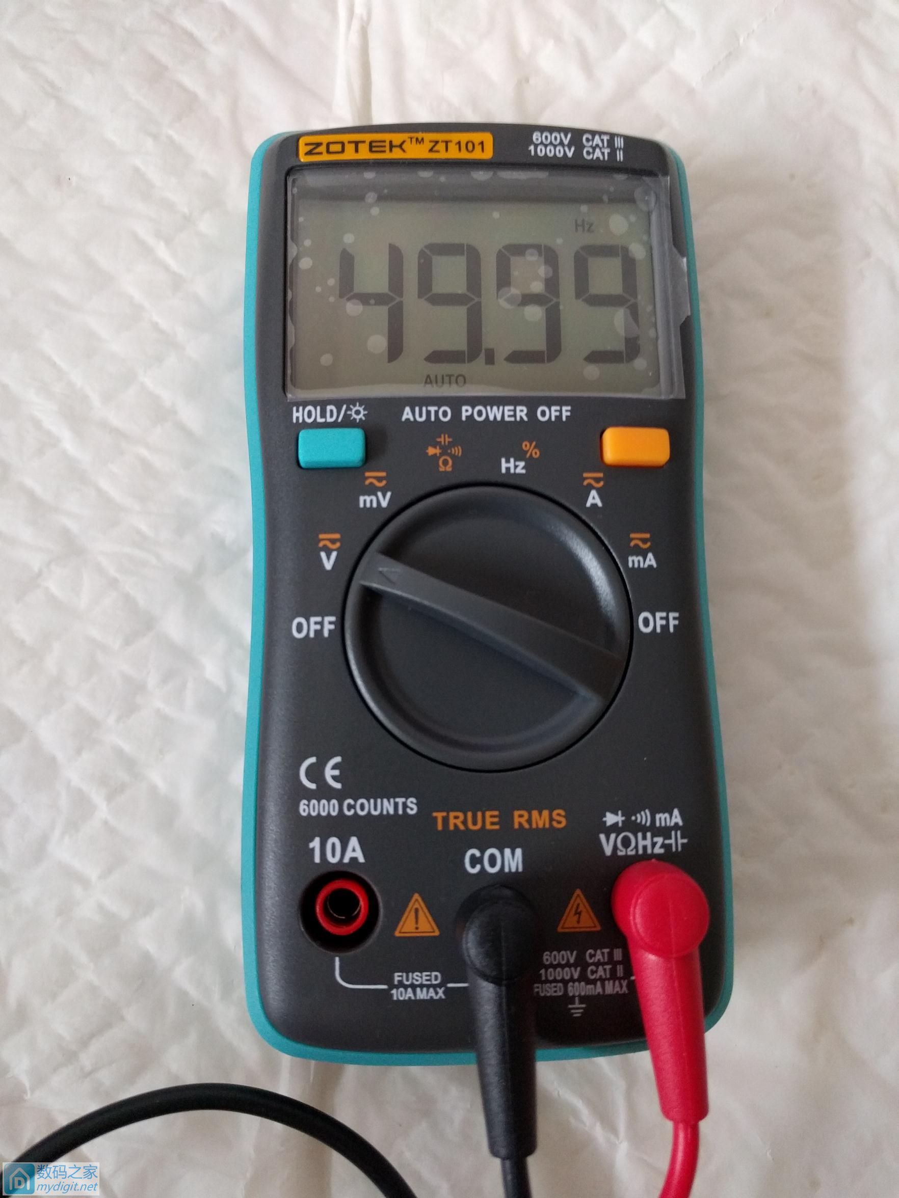 小巧实用 众仪 ZOTEK ZT101自动档万用表评测(多图) 小巧实用 众仪 ZOTEK ZT101自动档万用表评测(多图)