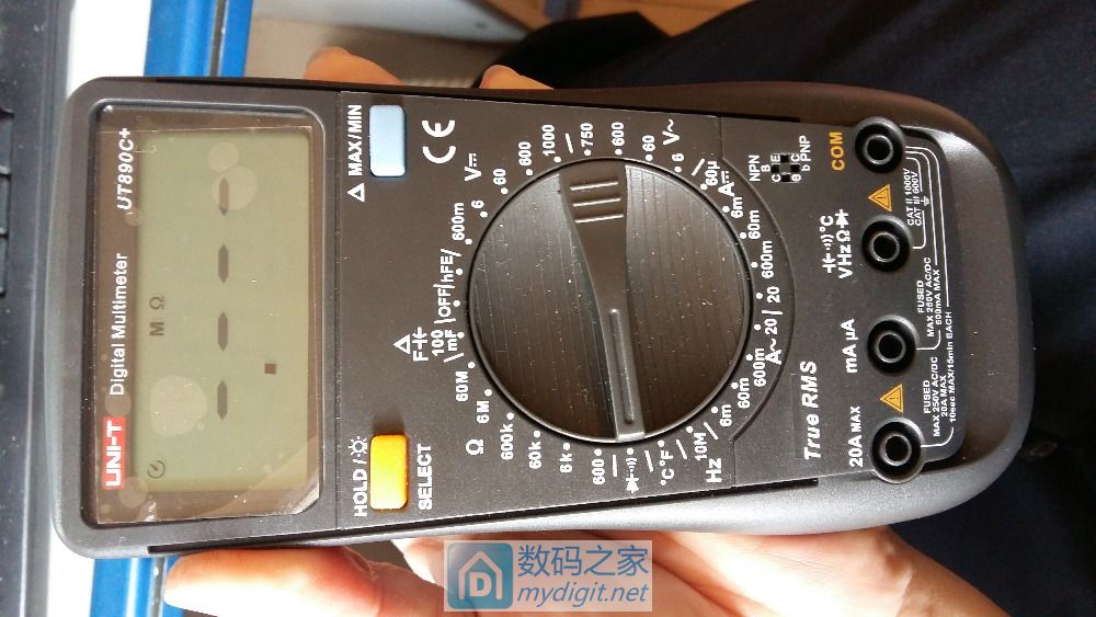 新购UT890C+故障了 新购UT890C+故障了