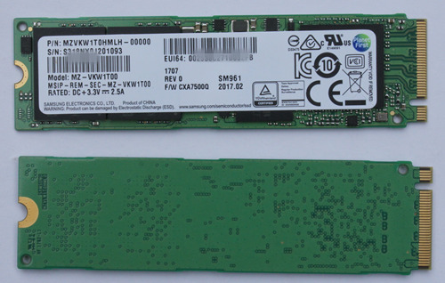 PCIE3.0 NVME SM961/PM961 ɹɢͭƬ