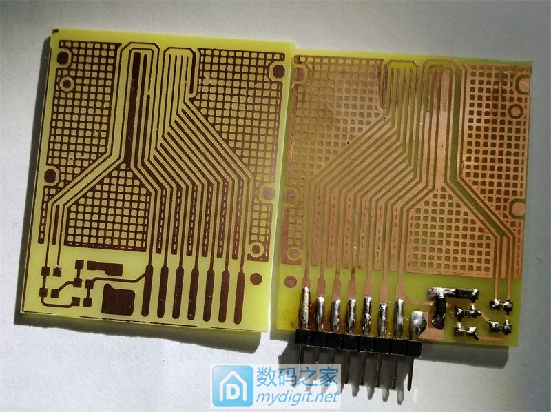 【狙沙】 A4复印纸+感光干膜+普通LED 制作PCB 【狙沙】 A4复印纸+感光干膜+普通LED 制作PCB