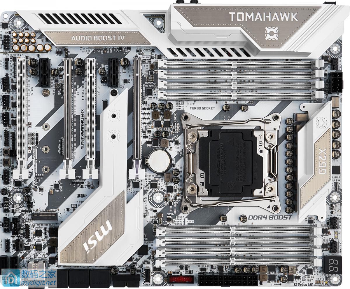 一把阔斧怼群雄 微星X299 TOMAHAWK ARCTIC预热发布 一把阔斧怼群雄 微星X299 TOMAHAWK ARCTIC预热发布