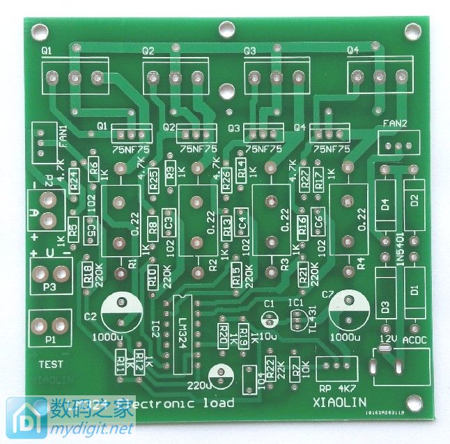 LM324简易电子负载板子到了,请大家一起DIY,请多指点。 LM324简易电子负载板子到了,请大家一起DIY,请多指点。