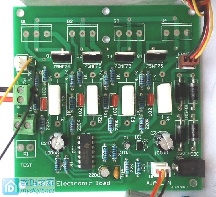 LM324简易电子负载板子到了,请大家一起DIY,请多指点。 LM324简易电子负载板子到了,请大家一起DIY,请多指点。