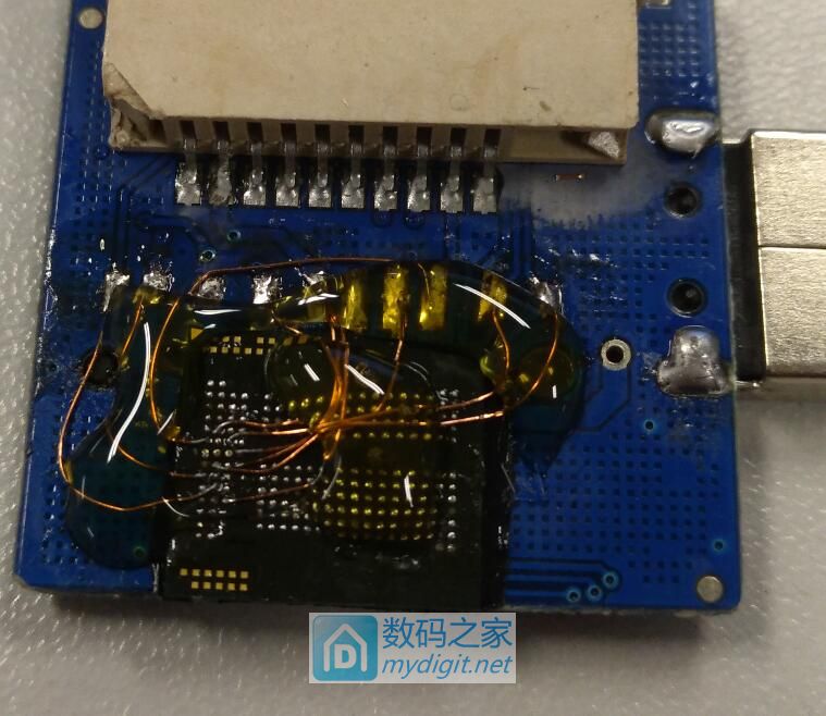 飞线EMCP+牛牛屎读卡器造U盘 飞线EMCP+牛牛屎读卡器造U盘