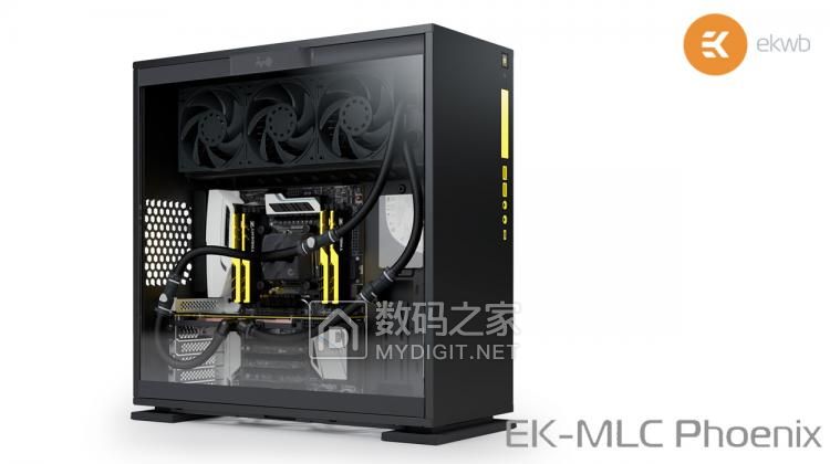 黑化防腐+秒速拆装 EKWB真模块化水冷套件EK-MLC Phoenix 黑化防腐+秒速拆装 EKWB真模块化水冷套件EK-MLC Phoenix