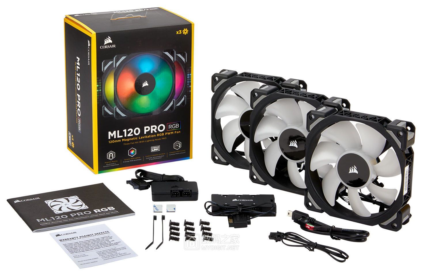 天生丽质祛热小能手 海盗船发布 ML PRO RGB 电脑散热风扇 天生丽质祛热小能手 海盗船发布 ML PRO RGB 电脑散热风扇