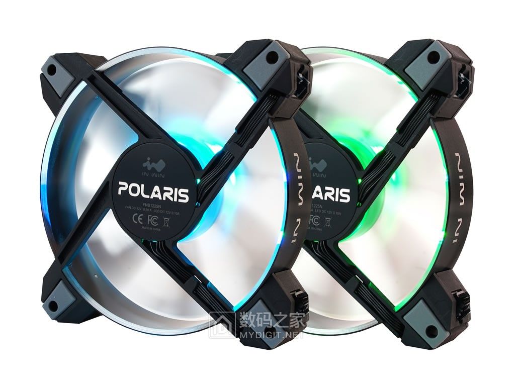 材质升级好玩好用 迎广幻彩铝框风扇POLARIS RGB Aluminium 材质升级好玩好用 迎广幻彩铝框风扇POLARIS RGB Aluminium