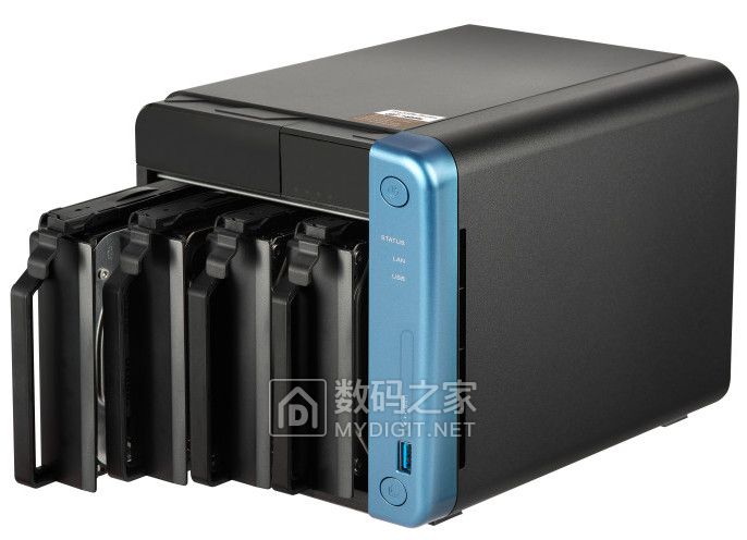 弹性扩容+万兆连接 威联通新款别墅级网络存储器TS-253Be 弹性扩容+万兆连接 威联通新款别墅级网络存储器TS-253Be