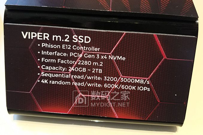 群联E12主控,彻底抛弃128G 博帝展示全新Viper系列高规固态盘 群联E12主控,彻底抛弃128G 博帝展示全新Viper系列高规固态盘