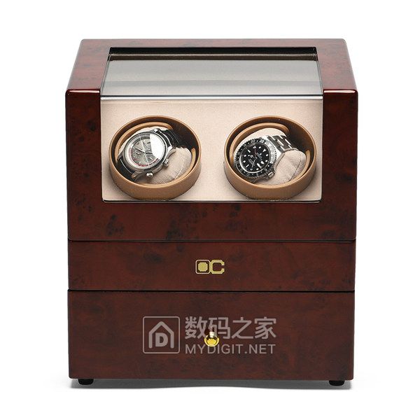 OC开合新品机械表摇表器转表器晃表器木质自动上链表盒表盒收纳盒