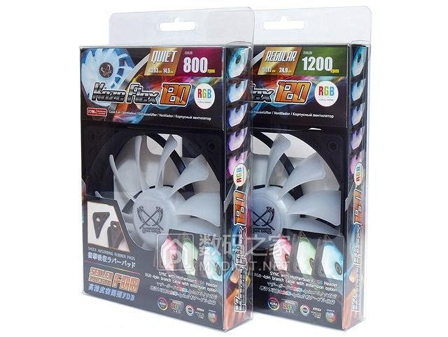 东瀛花姑娘 大镰刀发布 KazeFlex RGB 联动版高耐力风扇 东瀛花姑娘 大镰刀发布 KazeFlex RGB 联动版高耐力风扇