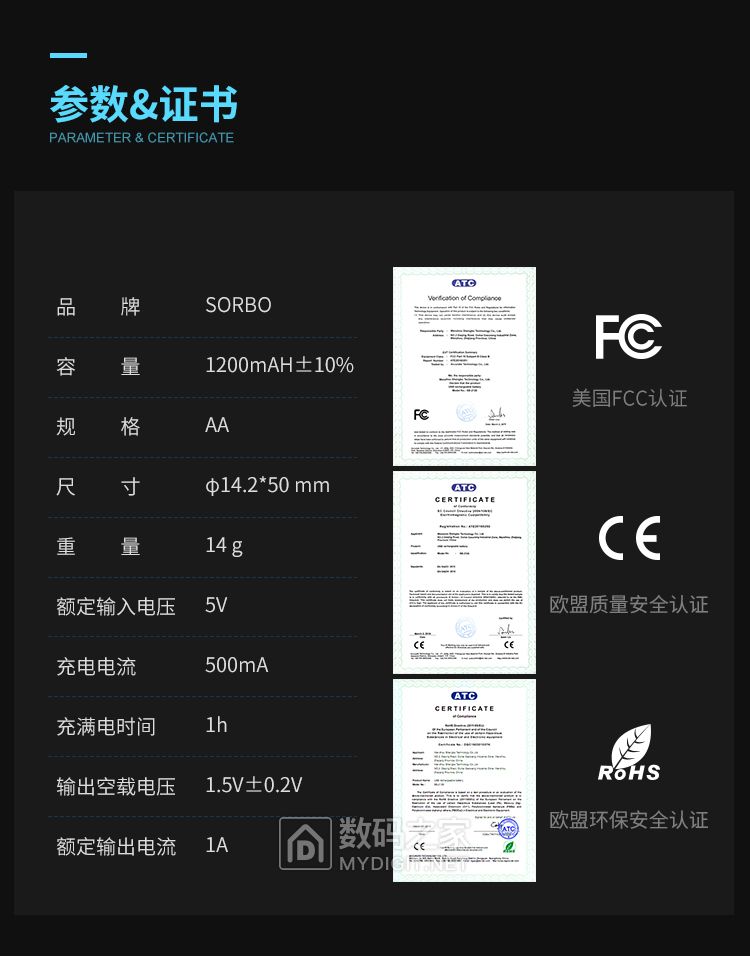 弴䣡SORBO(˶) 1.5V USBɳ(AA/5)⡾ɡ