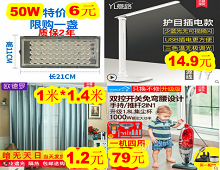 LEDͷ50W6绤̨14.9ڹⴰ1.279